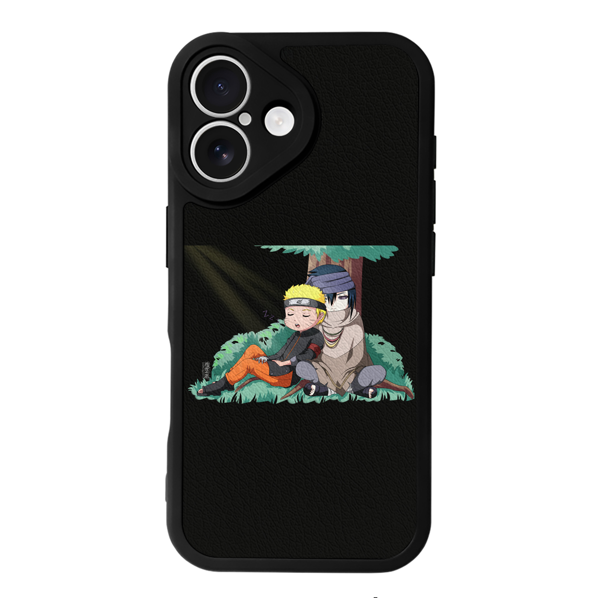（画像用） NARUTO -ナルト- うずまき ナルト Uzumaki Naruto 【iPhone 16シリーズ対応】シリコンスマホケース（レザー調） 材質：シリコン